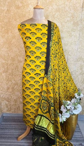 [SUSKH] Ajrakh Modal Silk Suits 5048