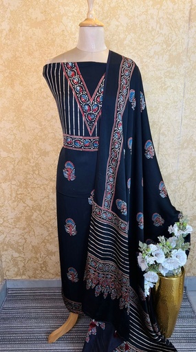 [SUSKH] Ajrakh Modal Silk Suits 5048