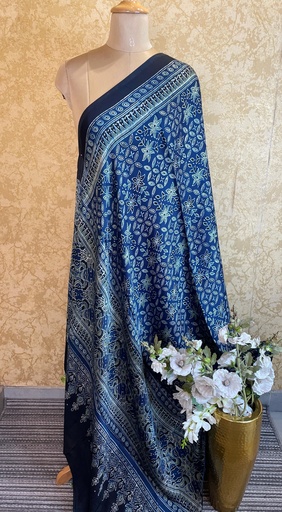 [DUMLK] Ajrakh Silk Dupatta 5038