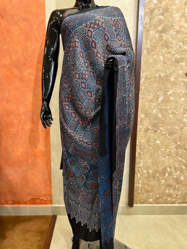 [DUMT] Ajrakh Modal Silk Dupatta 5038