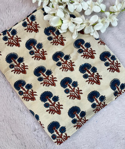 [CFMLK] Premium Ajrakh Modal Silk Fabric 5013