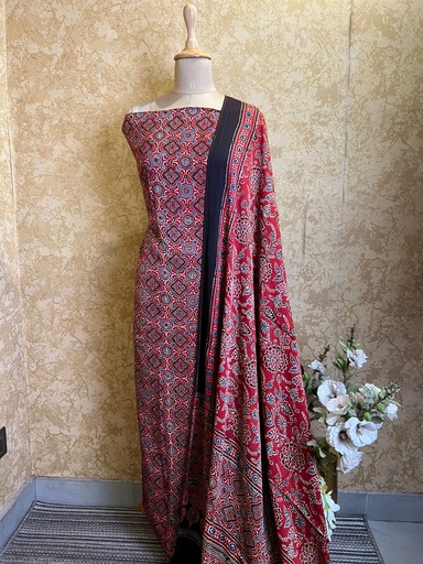 [SUSKH] Ajrakh Modal Silk Suits 5048