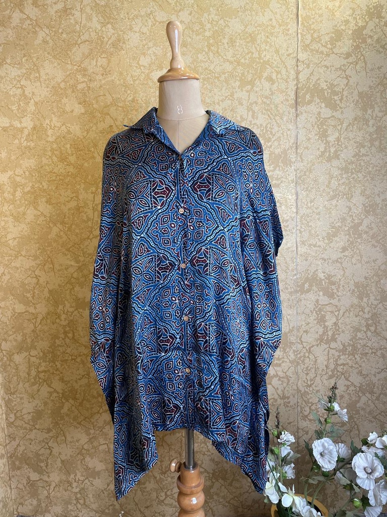 Ajrakh Shirt Kaftans 5015