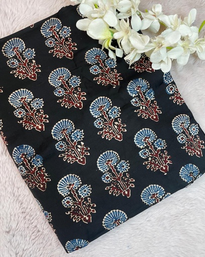 [CFMLK725] Premium Ajrakh Modal Silk Fabric 5013