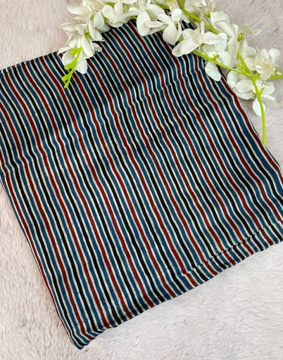 [CFMLK725] Ajrakh Modal Silk Fabric 5013