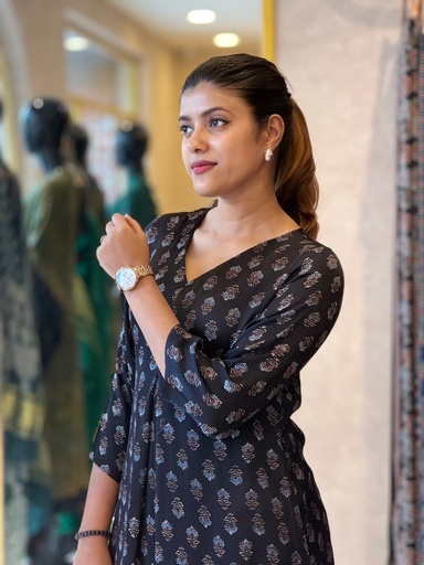 Ajrakh Modal Aline Kurti 5053