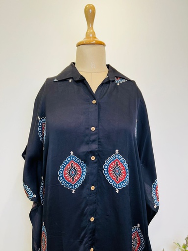 Ajrakh Shirt Kaftans 5015 