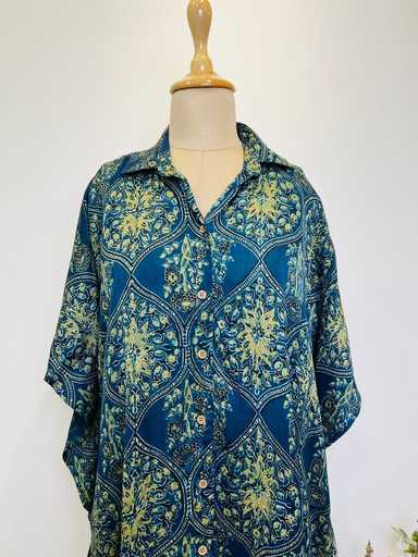 Ajrakh Shirt Kaftans 5015