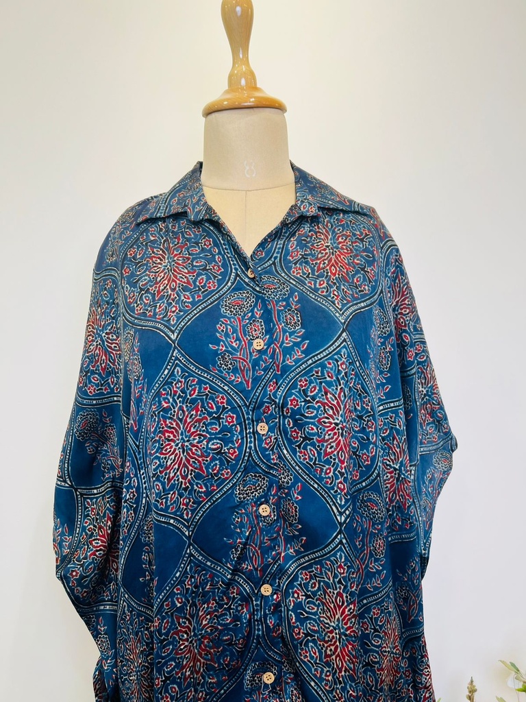 Ajrakh Shirt Kaftans 5015