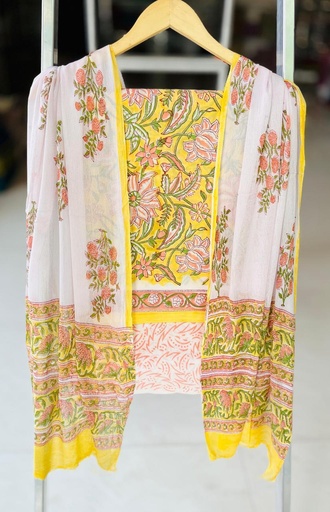 [SUSH] Chiffon Dupatta Cotton Suits 4562