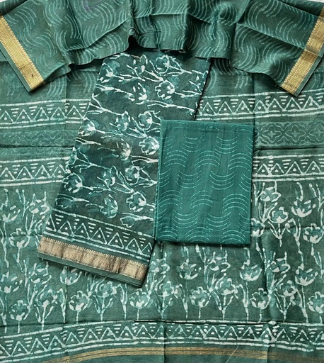 [SUSH3250] Maheshwari Silk Cotton Suits 5025