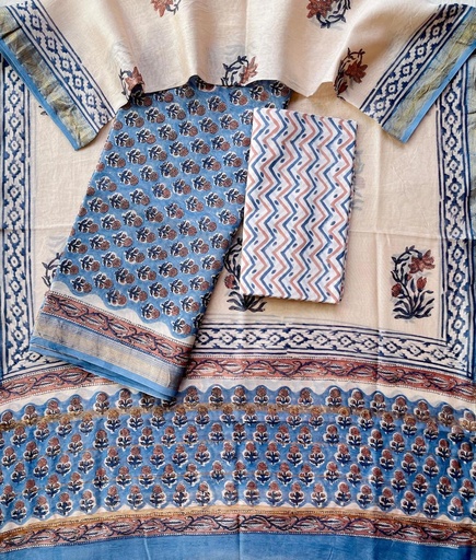 [SUSH3250] Maheshwari Silk Cotton Suits 5025