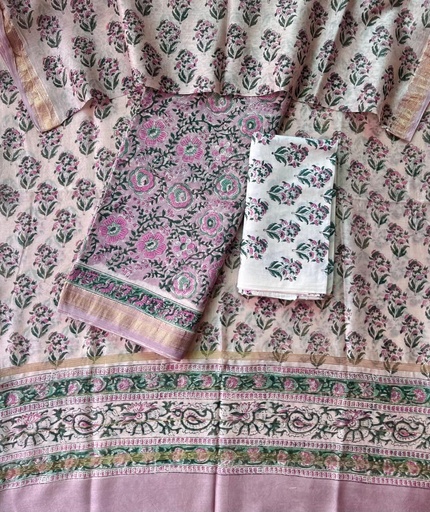 [SUSH3250] Maheshwari Silk Cotton Suits 5025