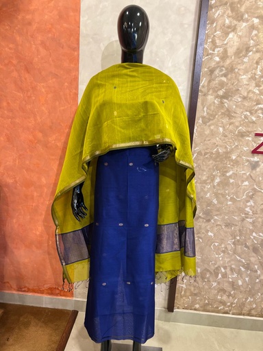 [SUZH4650] Maheshwari Silk Cotton Suits 5025