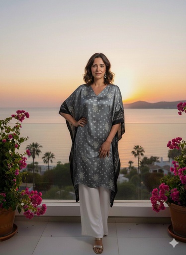 [KARH2560] Bandhani  Kaftans 4801 