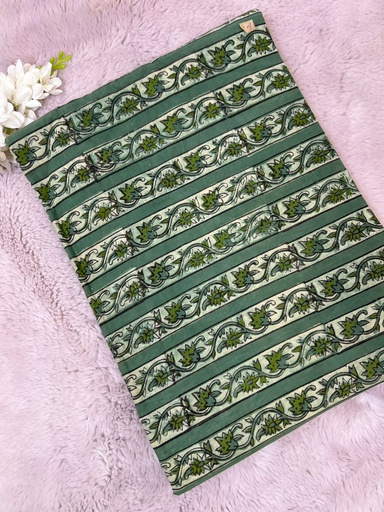 [CFBGW530] Vanaspati Ajrakh Cotton Fabric 5023