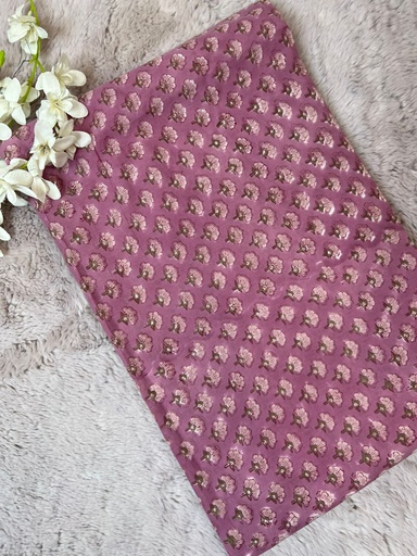 [CFBGW380] Block printed Cotton Fabric 5023 