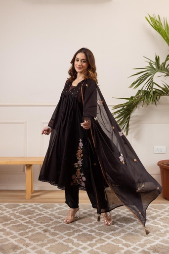 Premium Chanderi Cotton Kurti Sets 4609