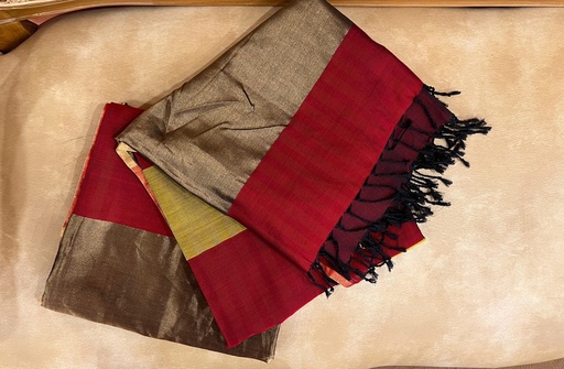 [SUZH6450] Maheshwari Silk Cotton Suits 5025 