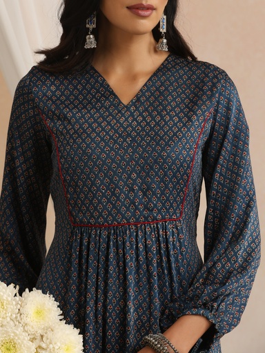 Premium Modal Silk Dress 5053