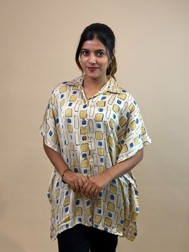 Ajrakh Shirt Kaftans 5015