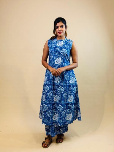 [CSBK3650] Block Printed  Cotton Coord Sets 5046