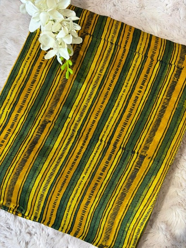 [CFVK820] Ajrakh Mashru Fabric 4215