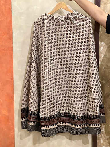 [KUKH2150] Ajrakh Cotton Skirts 4556