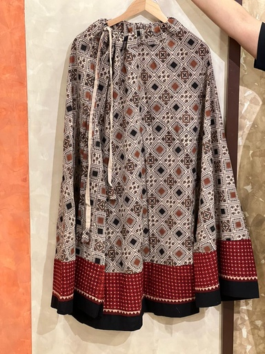 [KUKH2150] Ajrakh Cotton Skirts 4556