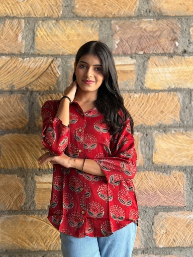 Ajrakh Modal Shirts 5015