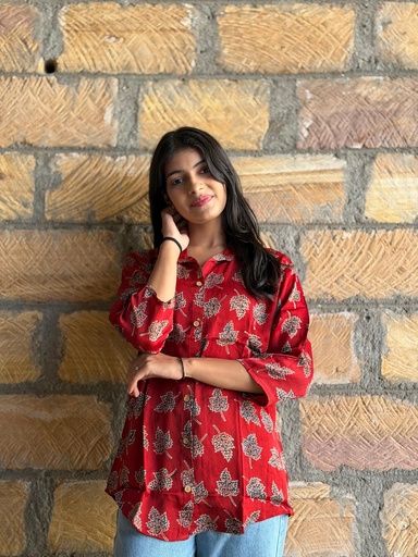 Ajrakh Modal Shirts 5015