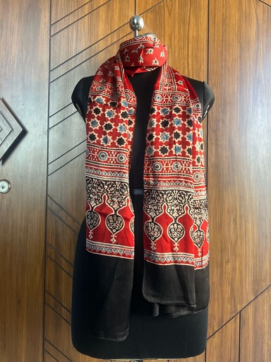 [STVD1450] Ajrakh Modal Stoles 5071