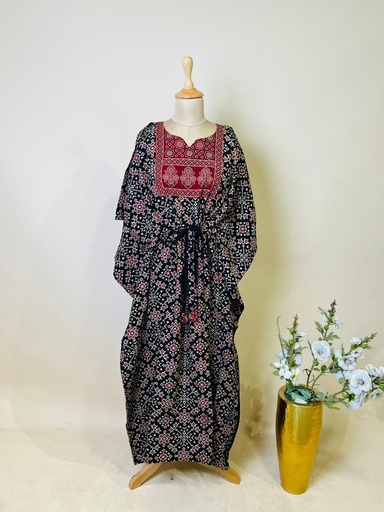 [KAKH1950] Ajrakh Cotton Kaftans 4802