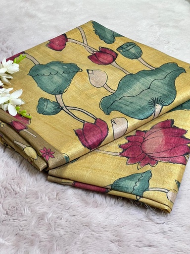 [SAHS3950] Kalamkari Digital Printed Saree 5018