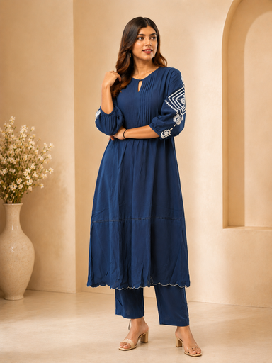 Premium Cotton Kurti Set 5048