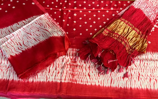 [SUMH5950] Bandhani Modal Suit Sets 5012 Pink