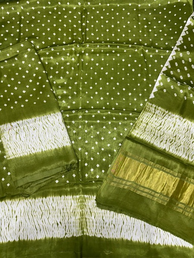 [SUMH5950] Bandhani Modal Suit Sets 5012 Green