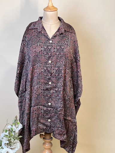 Ajrakh Modal Shirt Kaftans 5015