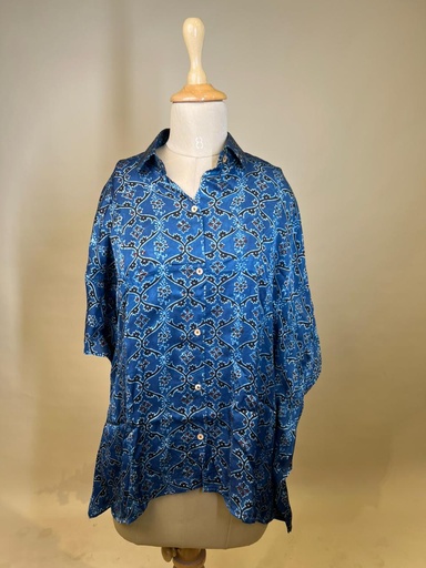 Ajrakh Modal Shirt Kaftans 5015