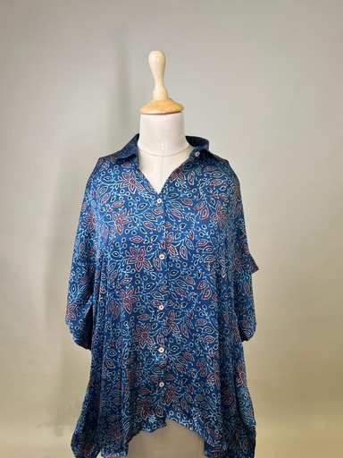 Ajrakh Modal Shirt Kaftans 5015