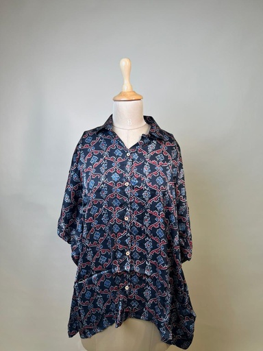 Ajrakh Modal Shirt Kaftans 5015