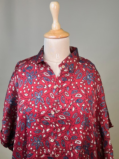 Ajrakh Modal Shirt Kaftans 5015 