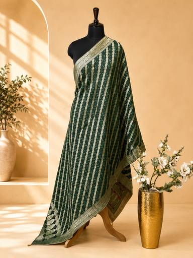 [DUAS2650] Georgette Bandhani Dupatta 4781
