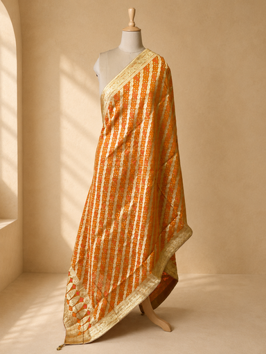 [DUAS2650] Georgette Bandhani Dupatta 4781