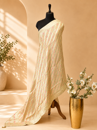 [DUAS2650] Georgette Bandhani Dupatta 4781 