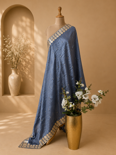 [DUAS1150]  Soft Silk Dupatta 4780