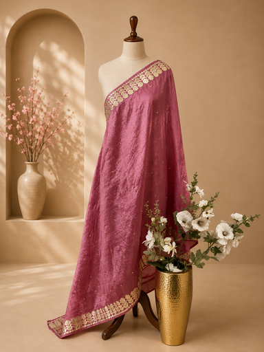 [DUAS1150]  Soft Silk Dupatta 4780 