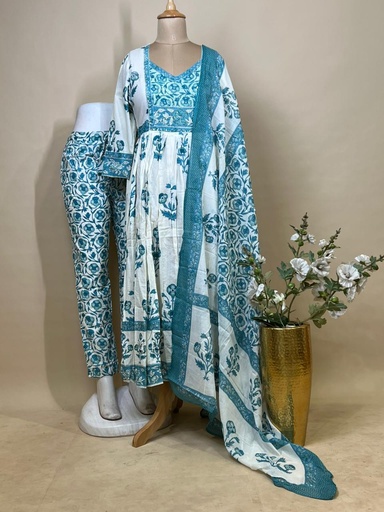 BlockPrinted Kurti Sets 5043 