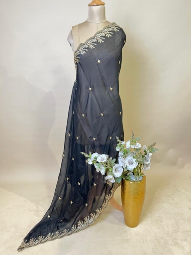 [DUAS1750] Organza Dupatta 4780