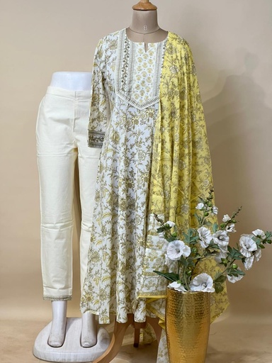 Premium Cotton Kurti Set  5043